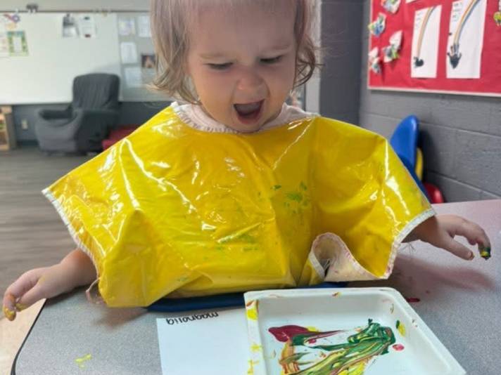 girl painting