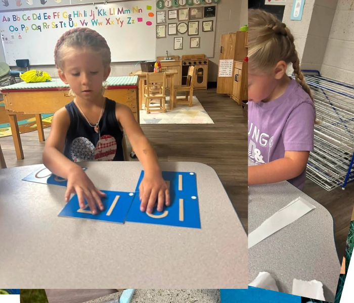 boy sorting numbers